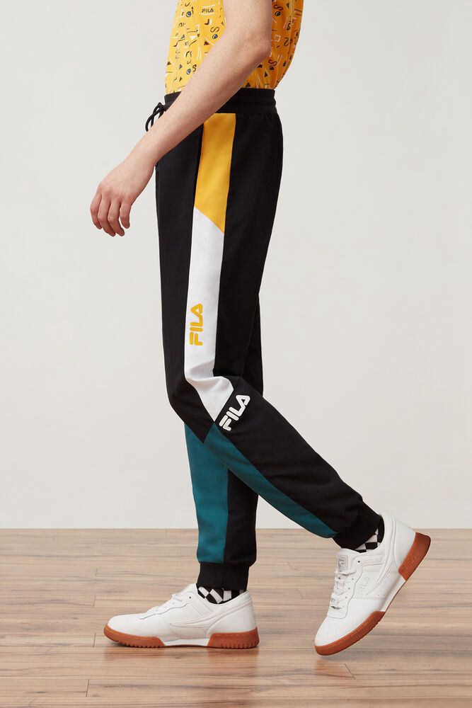 Fila Pants Mens Black - Beckham Windpant - Philippines 0498312-EA